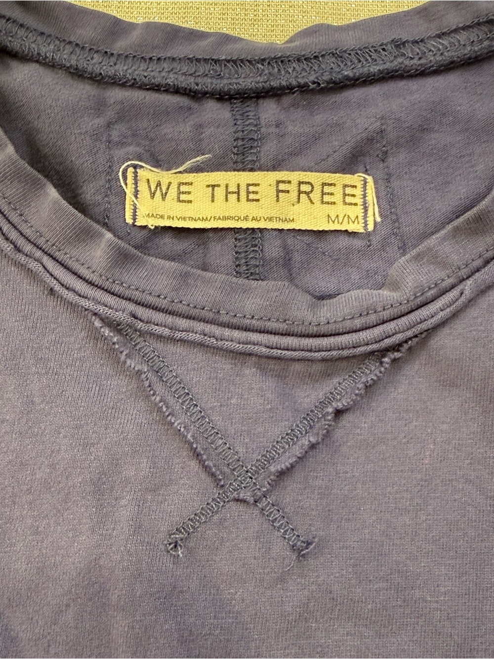 Free People We The Free Hialeah Tee - Deep Seas Navy Size Medium Tank Top - Picture 6 of 9